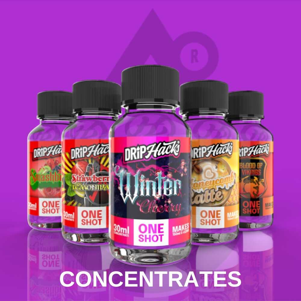 One Shot flavours with sweeteners to make your own ejuice in Canada.