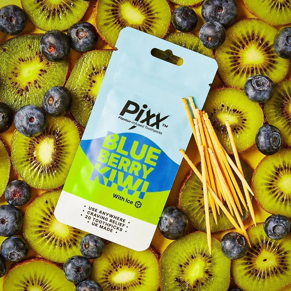 Pixx Blueberry Kiwi Flavoured Infused Toothpicks Coming Soon!