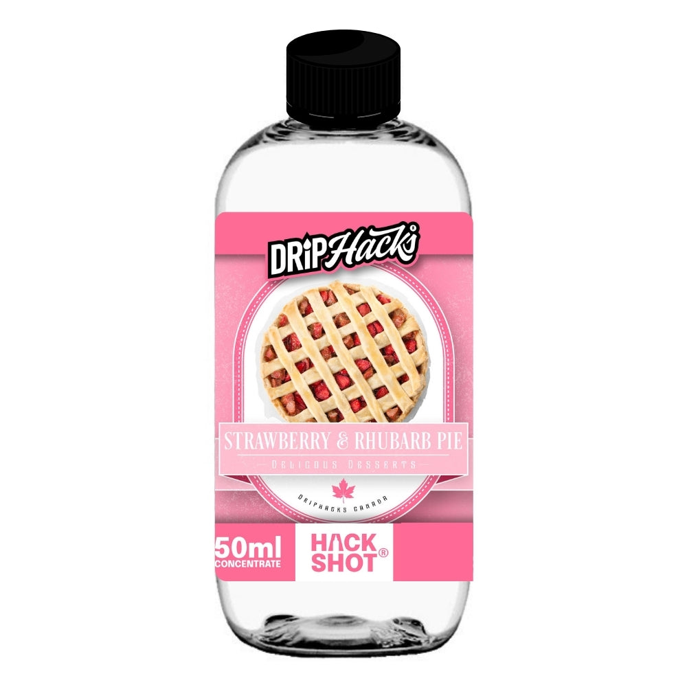 Strawberry Rhubarb Pie by Drip Hacks Flavors