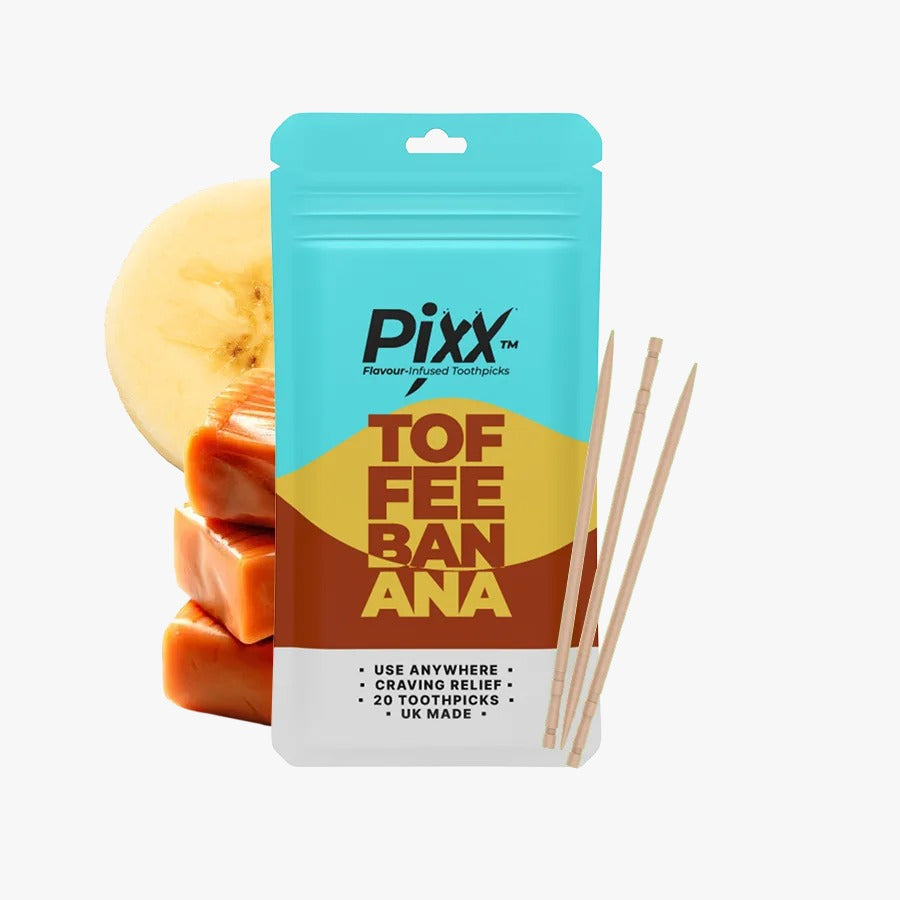 Pixx Toffee Banana  Flavoured Infused Toothpicks Coming Soon!
